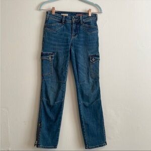 Anthropologie Pilcro Boot Cut Cargo Pocket Jeans